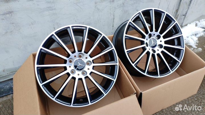 Диски 17Х7.5 5*112 Mercsedes AMG Classic черный гл