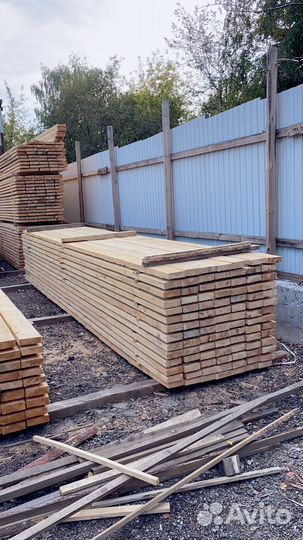 Доска обрезная 25х100х6000мм от производителя