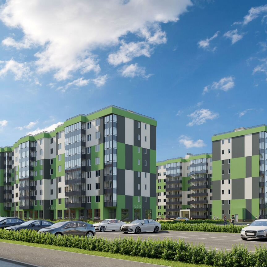 2-к. квартира, 62,6 м², 3/8 эт.