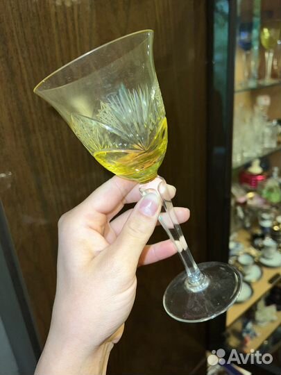 Цветной хрусталь СССР винтаж