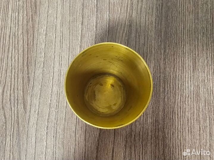 Стопка Петр первый латунь эмаль. лф 5. 1955г