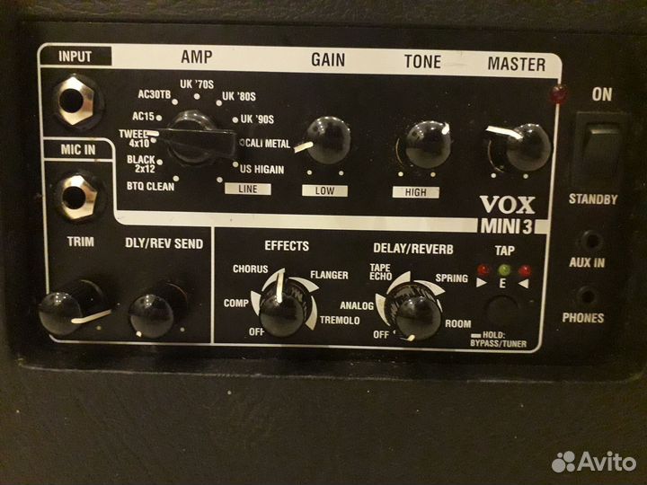 Комбоусилитель Vox Mini 3, черный