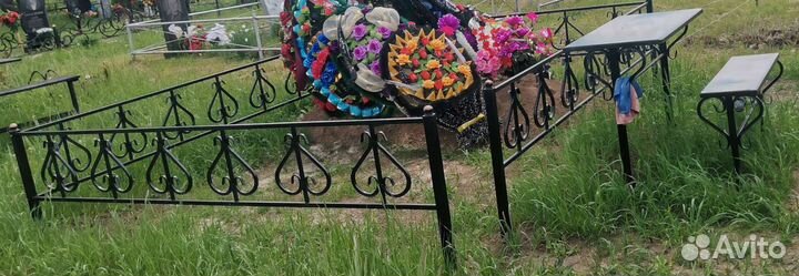Ритуальные ограды кованные