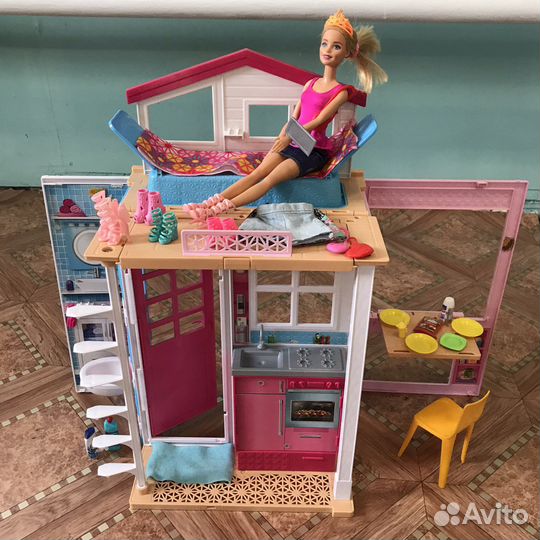 Барби домик и кукла