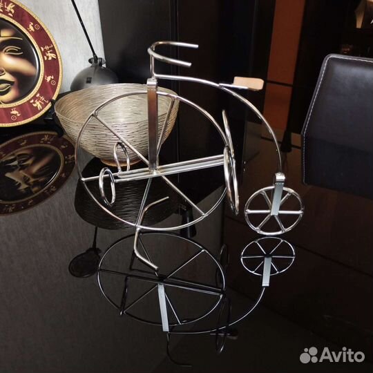 Держатель для винных бутылок, велосипед