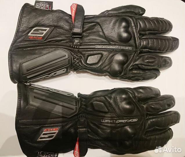 Мотоперчатки кожаные