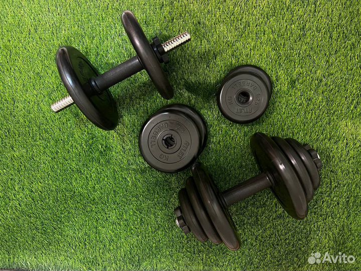 Гантели по 20 кг MB Barbell 2 шт Новые
