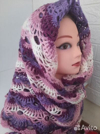 Шаль, платок- цветной