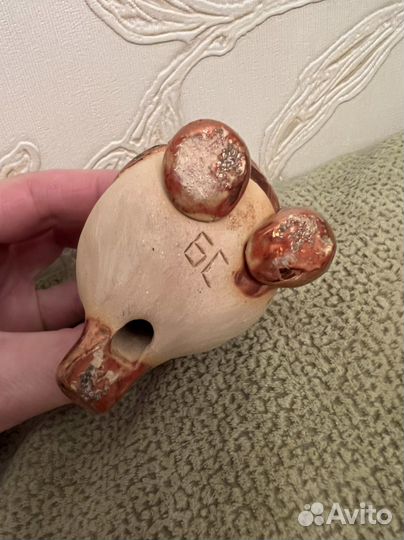 Фигурка свистулька кот Суздаль авторский