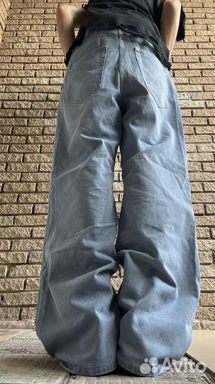 Джинсы широкие Jaded Balenciaga true religion type