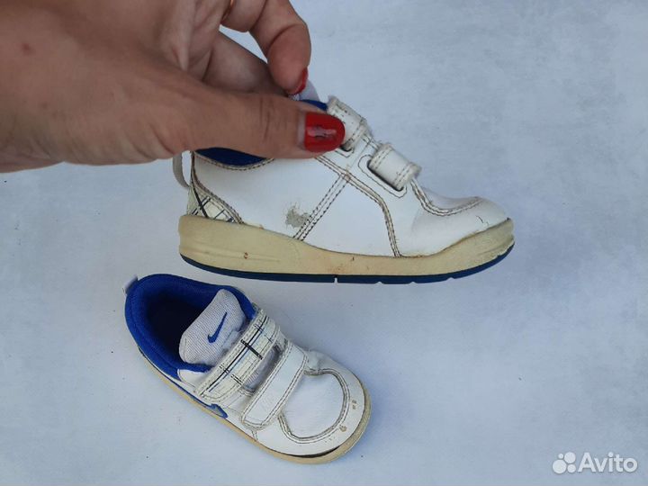Кроссовки белые для мальчика 22,5