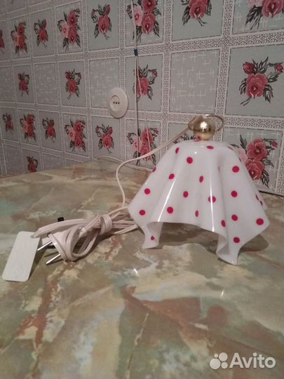 Ночник свет-к и свет-к из соломки