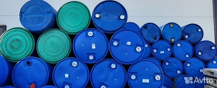 Бочка пластиковая 200л б/у для пантонов