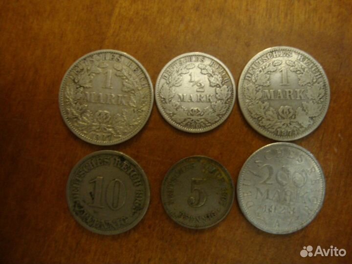 Колекция серебряных монет Германской Империи