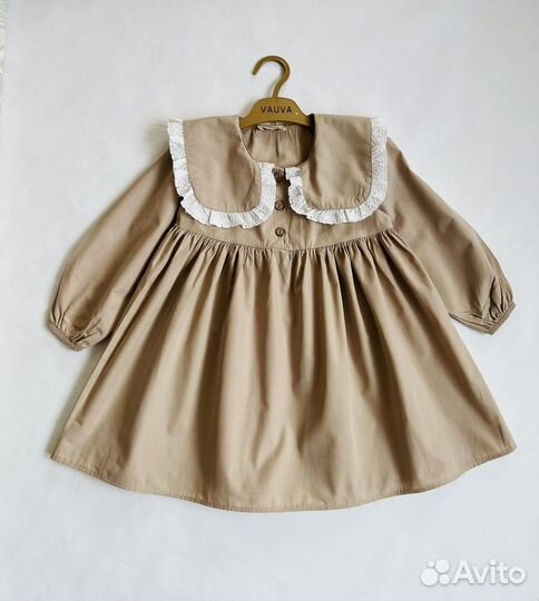 Платье девочке с воротником