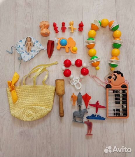 Игрушки СССР. Много разных