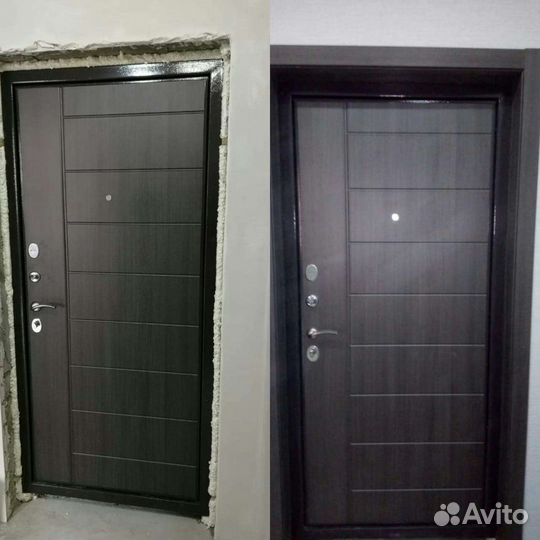 Установка дверей и откосов