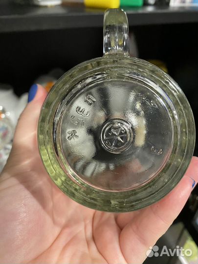 Уршельский стекольный завод кружка Барная