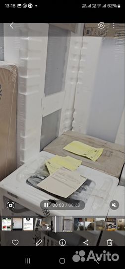 Новый забираем в магазине серый indesit its4180s