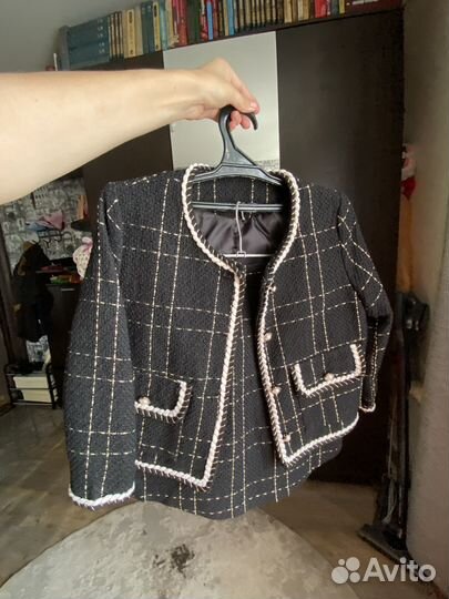 Твидовый костюм 40 42