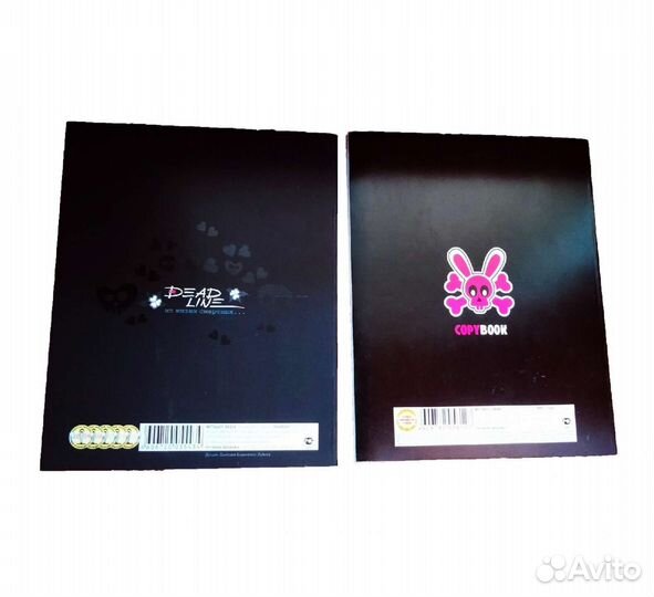 Тетрадь 48 л. школьная в клетку в стиле Эмо Готика