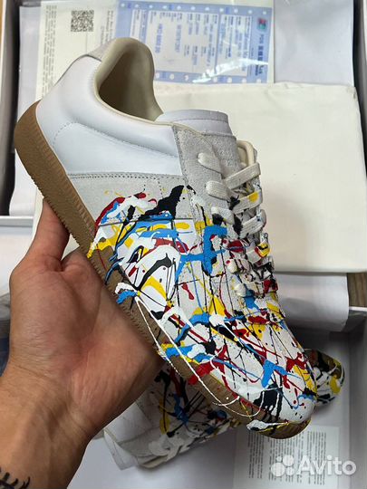 Кеды Maison Margiela Replica Paint