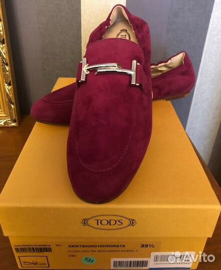 Мокасины Tod's 39.1/2