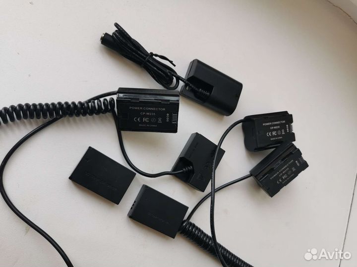 Батареи- пустышки для камер Sony, Canon, Fujifilm