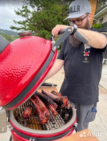 Керамический угольный гриль Fornetto