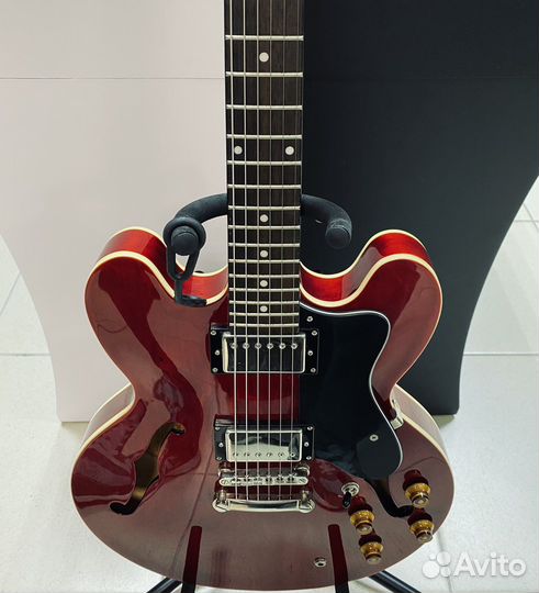 Гитара epiphone DOT cherry
