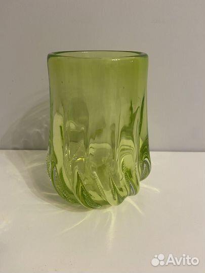 Ваза цветное стекло СССР