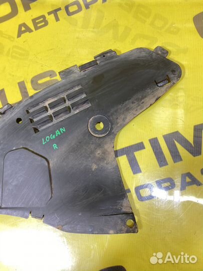 Пыльник двигателя передний правый Renault Logan