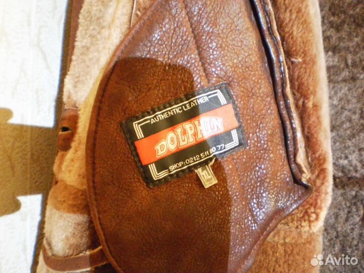 Женская замшевая натур. дублёнка, натур. мех