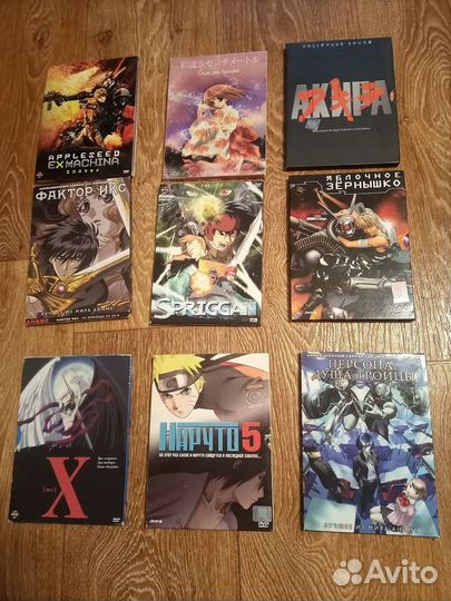 DVD диски лицензионные аниме