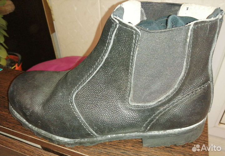 Ботинки юфтевые