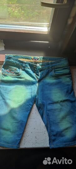 Джинсовые шорты armani