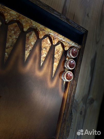 Нарды янтарные 