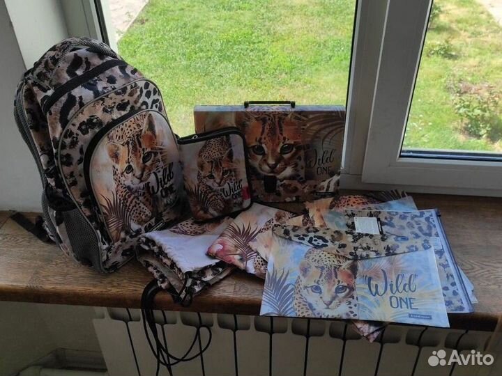 Рюкзак школьный. ErichKrause леопард