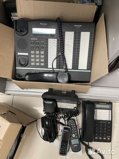 Стационарный телефон panasonic с автоответчиком