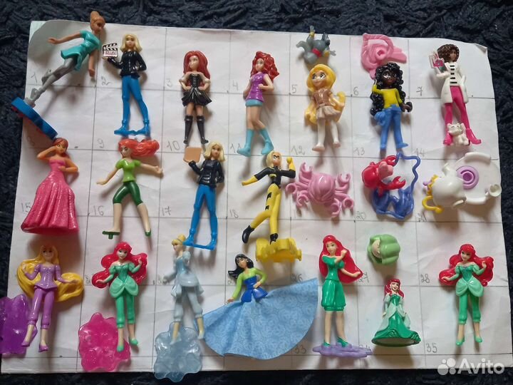 Киндеры девочке (феи,винкс, русалки)