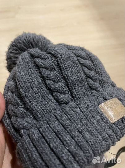 Зимние шапка на завязках и шапка шлем 46-50