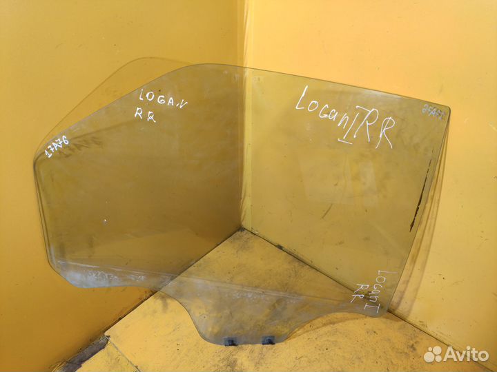 Стекло заднее правое для Renault Logan I