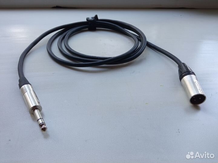 Аудио кабель SZ-Audio Jack 6,3(m) - XLR(m) 2m