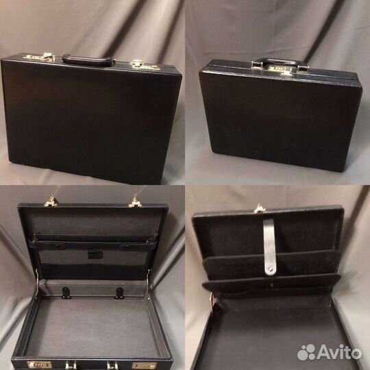 Кейс дипломат мужской кожаный чемодан