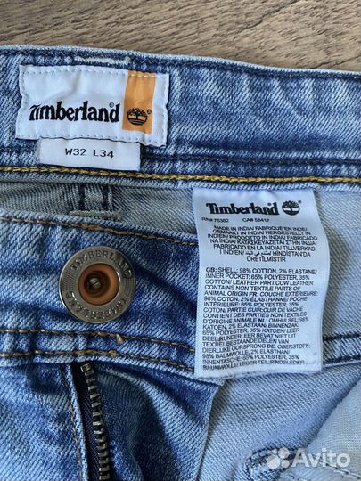 Timberland Slim Fit джинсы мужские р. W32 L34