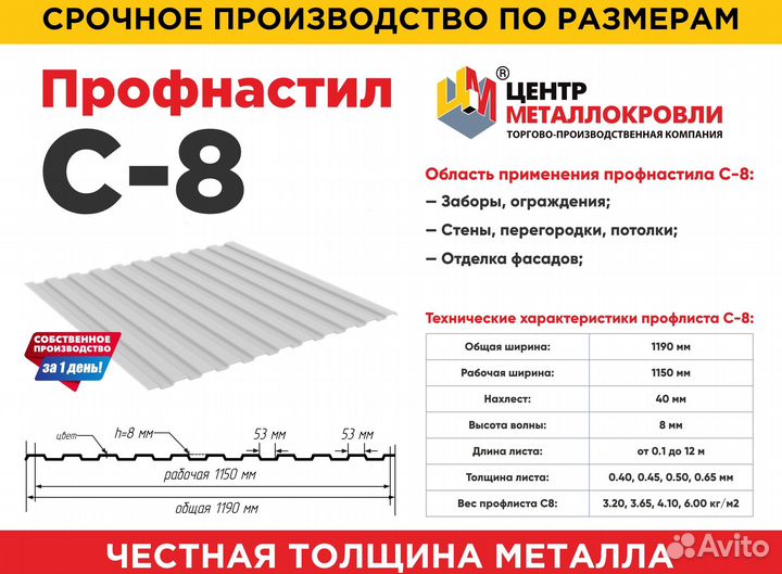 Профлист (Профнастил)