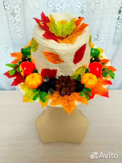 Шляпа на утренник, осенний праздник