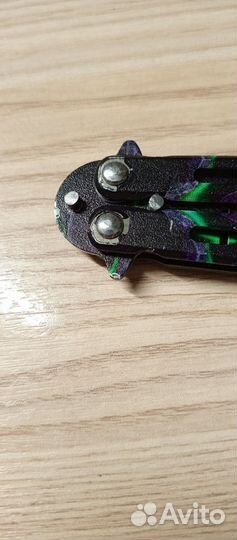 Нож бабочка расческа