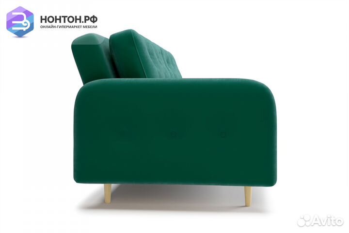 Диван книжка Париж изумрудный