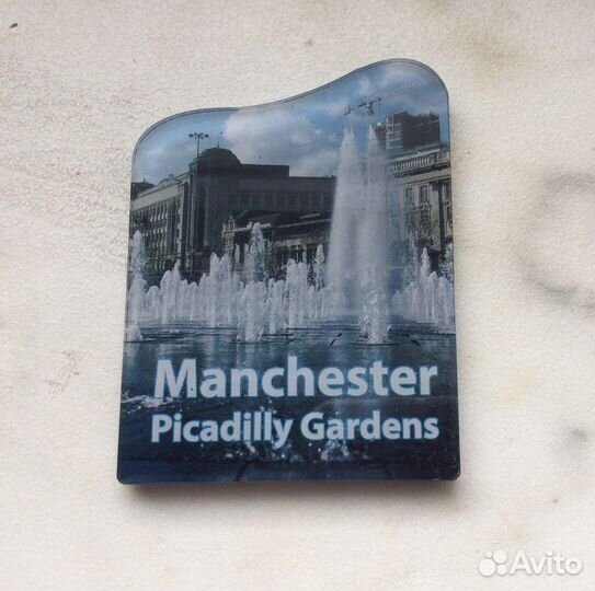 Manchester Picadilly Gardens магнит на холодильник